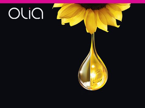 Olia Sunflower with droplet